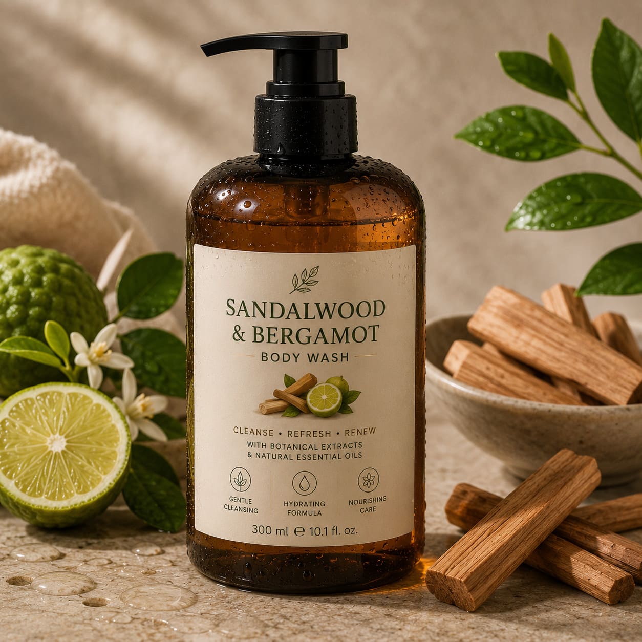sandalwood bergamot body wash sandalwood bergamot body wash